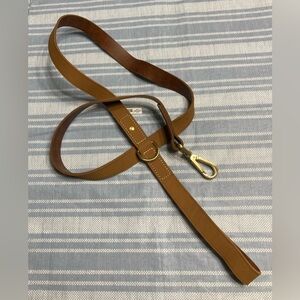 💛TODAY***$13***& brown leather dog leash.